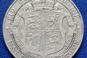 1902 United Kingdom  Half Crown - Edward VII Silver coin