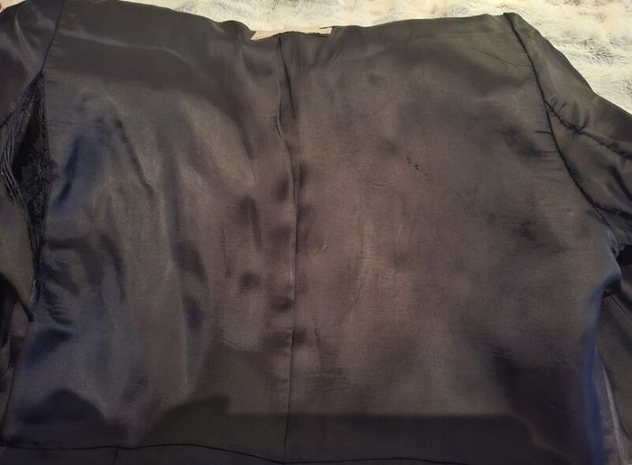Karen Millen Beautiful Coat Black Grey Tweed