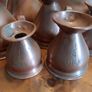 vintage copper measure jug collection Image 9