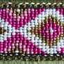 Peyote Bracelet-Geometric Bracelet-Mosaic Bracelet-Miyuki Arm Band-Beaded Cuff-Flat Bracelet Image 7
