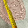 Vintage Art Deco Pink Glass Tray. Image 4