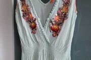RIVER ISLAND  Acqua Sequinced Playsuit Sz 14UK