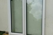 white pvc window