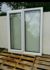 white pvc window