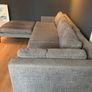 West Elm sofa with matching footstool Image 2