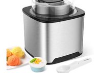 main image for ad Ice Cream  Maker 2 L Stainless Steel with Visible Lid, Soft Ice Cream Maker, Food Ice Cream Maker, Professional Ice Cream Maker,