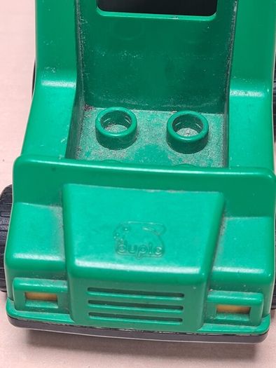 Vintage Lego Duplo Police Van Car Green Paddywagon