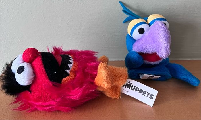 Disney, The Muppets , Animal and Gonzo Hand/ Finger Puppets