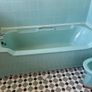 Vintage bath, bidet, basin and pedestal Image 5
