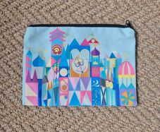 disney its a small world makeup bag