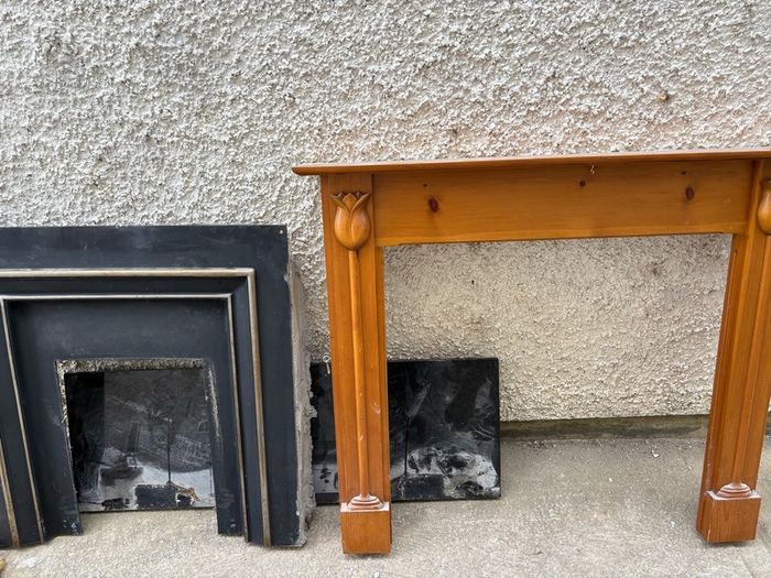used fireplace