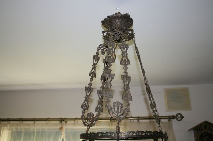 Antique Brass Chandelier