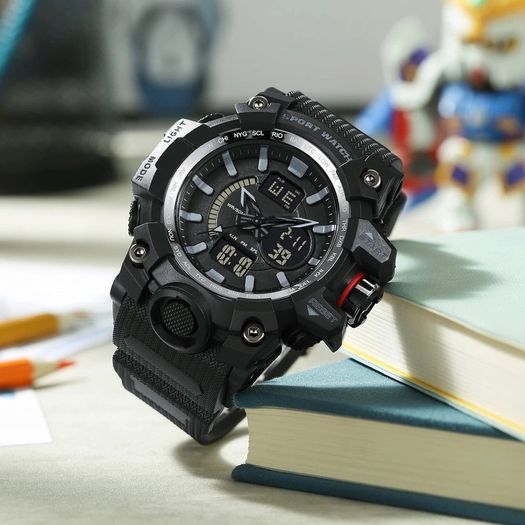 Brand New findtime Men's Digital Watch Sports Watches Military Black Wristwatch Boys,5ATM Waterproof