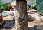 Granite Staddle mushroom stone 105cm tall