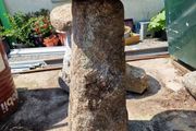 Granite Staddle mushroom stone 105cm tall