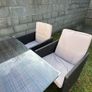 Garden table with 4 chairs Image 3