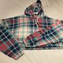 Tommy Jeans logo crop hoodie in tartan medium M SOLD OUT Image 6