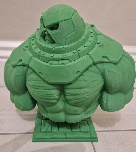 3D Printed Statue Bust (Unpainted) - Juggernaut