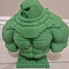 3D Printed Statue Bust (Unpainted) - Juggernaut