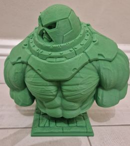 3D Printed Statue Bust (Unpainted) - Juggernaut