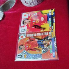 2 Pedri Panini World Cup Football cards