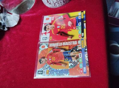 2 Pedri Panini World Cup Football cards