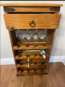 Solid Wooden Wine Rack