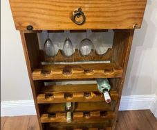 Solid Wooden Wine Rack