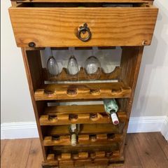 Solid Wooden Wine Rack