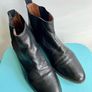 Jigsaw crinkle leather ankle boots 40/7 Image 4