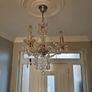 Ceiling lights. 2 Chandelier lights with 3 bulbs in each. Image 2