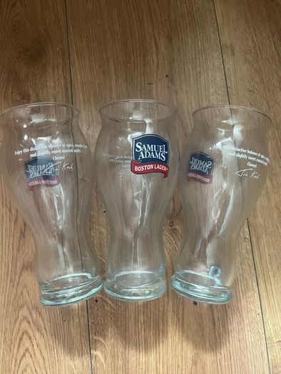 Samuel Adams Boston Lager Beer Pint Glass Tiger beer Official Pint Glass guinness hop house 13 smithwicks orchard thieves Rockshore cider Galway hooker