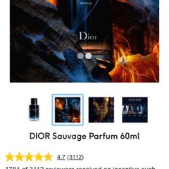 DIOR Sauvage parfum for him