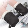 Pram Hand Muff - Buggy Mittens Pushchair Hand Warmer Gloves, Universal Waterproof and Windproof Stroller Handmuff for Pram, Buggy, Bike and Trailer (FREE POSTAGE) Image 2