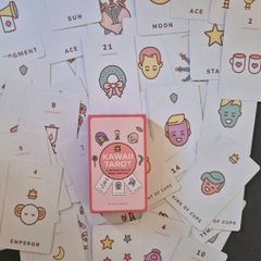 Kawaii, tarot cards.