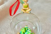 Disney Store Tinkerbell Glass Globe Ornament, 2017