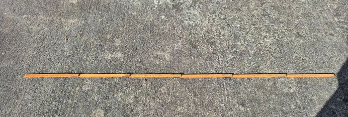 Vintage Blundell Harling 2m Wooden Folding Ruler  BS 4484 Metric