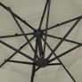 4-Tier Parasol with Aluminium Pole Sand 3x3 m Image 4