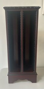 Vintage Mahogany 80-CD Storage Tower