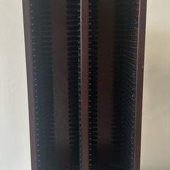Vintage Mahogany 80-CD Storage Tower