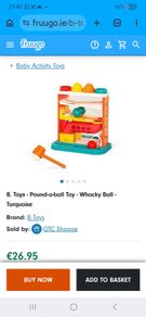B Toys Pound a Ball educational.Toy