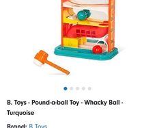 B Toys Pound a Ball educational.Toy