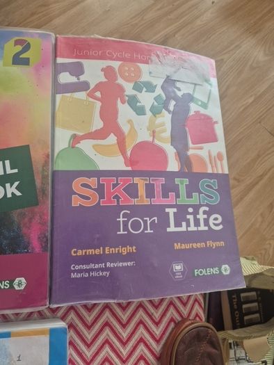Junior Cycle School Books Bundle - 5 Core Textbooks (Maths, Irish, Geography, RE, Home Ec)
