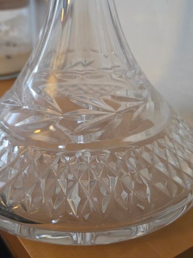 Galway Crystal Ship Decanter Clear Glass