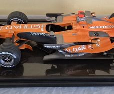 Spyker F1 formula 1 car 1:8 scale Amalgam model