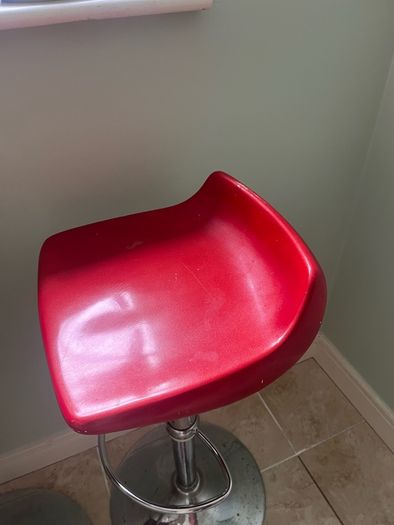 Two Red Barstool