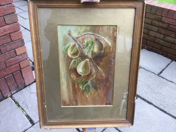 Art - Antique Oil on Board.