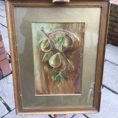 Art - Antique Oil on Board.( Reduced)