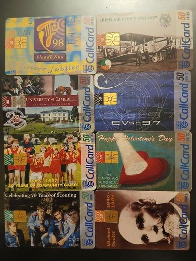 38 different high denomination callcards
