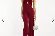 FOREVER21 amber jumpsuit with pockets Sz S (Fit 8-10UK) - Bnwt Rrp 34.99